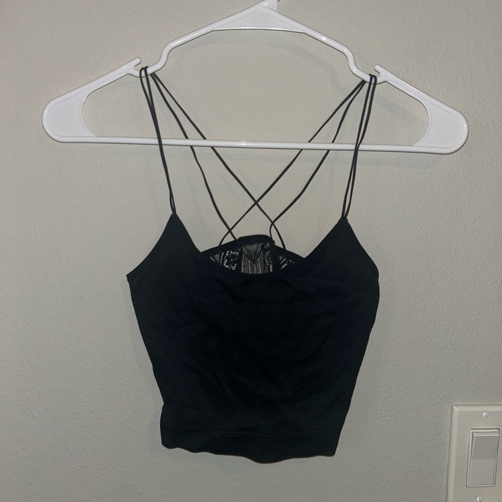 Gilly Hicks Black Strappy Camisole